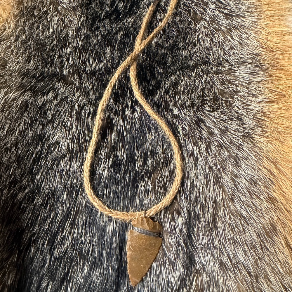 Brown Stone Pendant Necklace